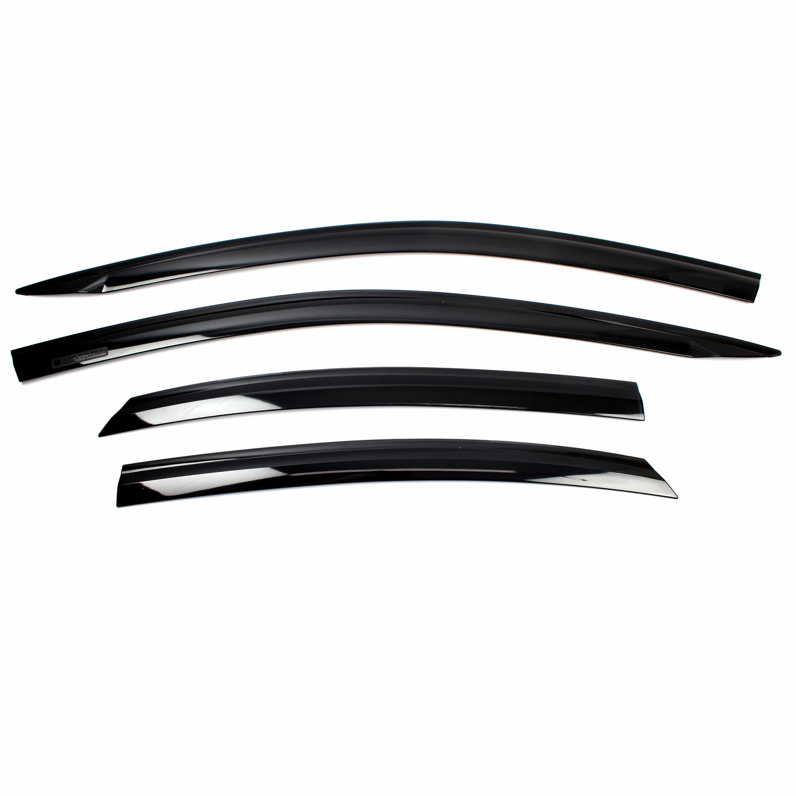 Black Smoked Window Sun Visor Rain Guards 4PCS for 2019-2023 Kia Forte Sedan