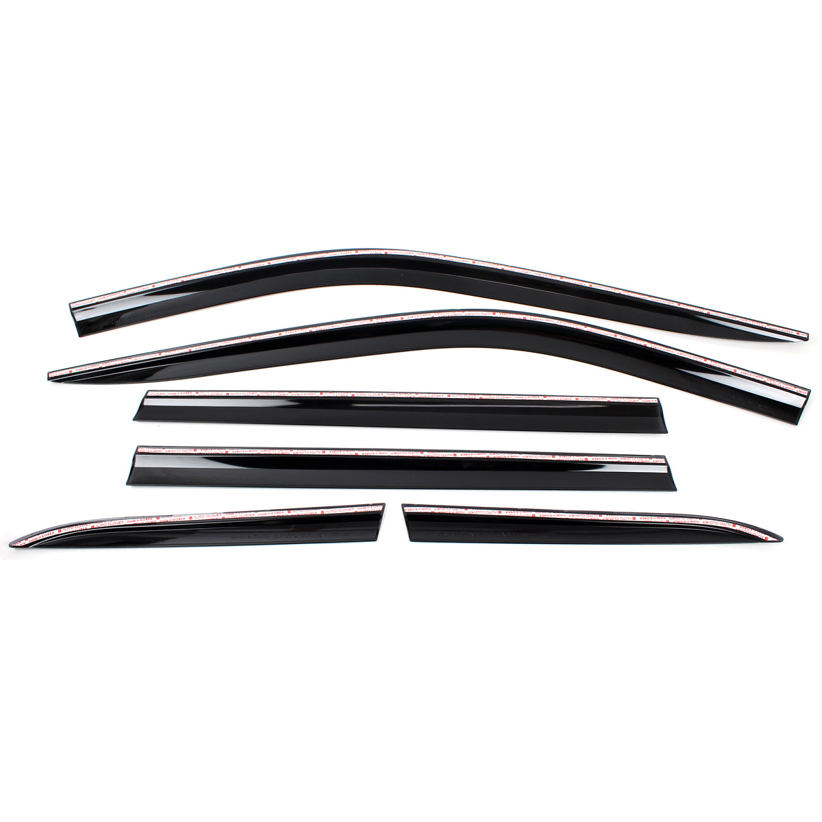 Smoked Window Sun Vent Visor Rain Guards 6pcs for 2017-2023 Jeep Compass