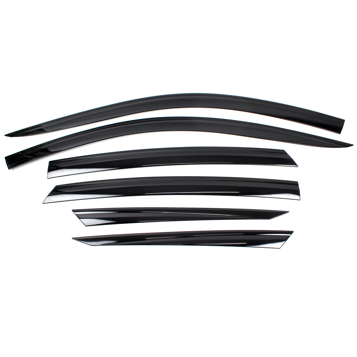 Smoked Window Sun Vent Visor Rain Guards 6pcs for 2018-2022 Honda Accord