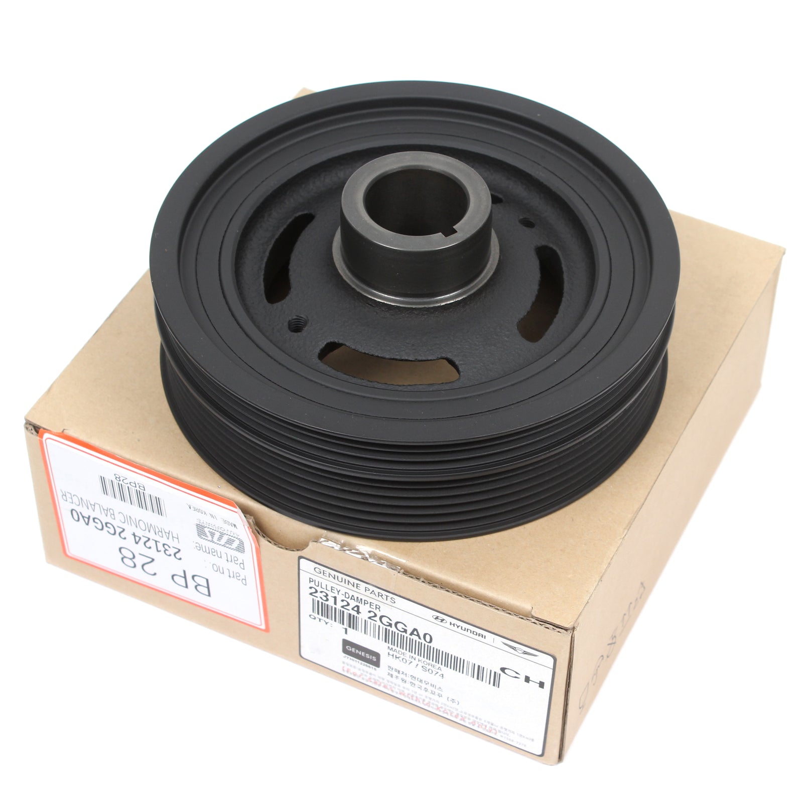 OEM Damper Pulley for 15-22 G70 Santa Fe Sonata Tucson Veloster N 231242GGA0