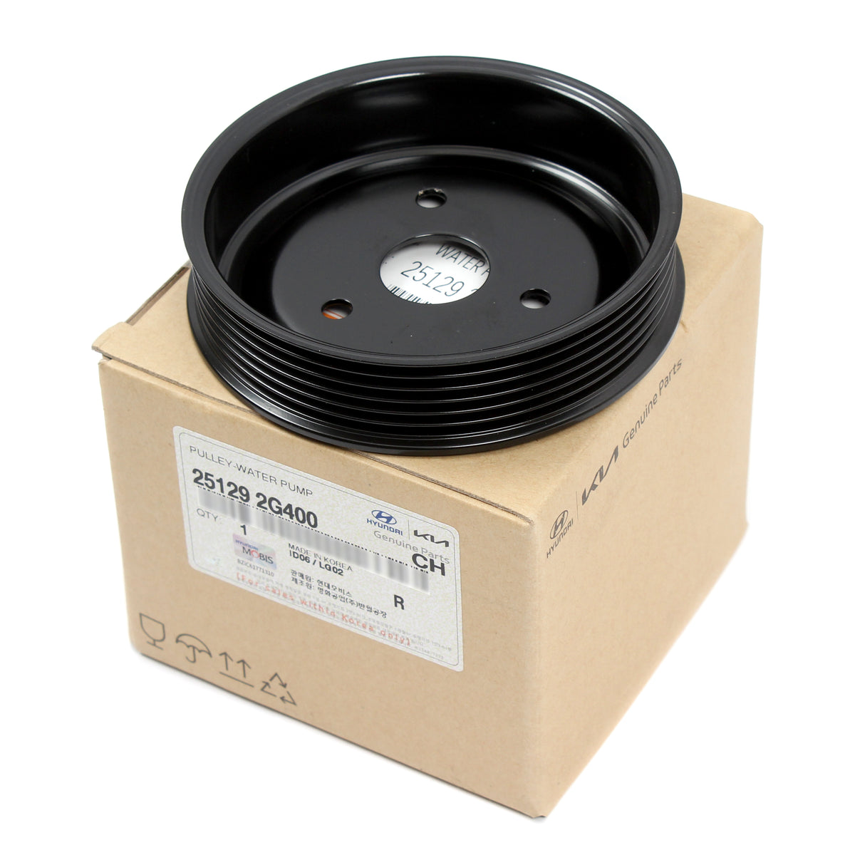 OEM Water Pump Pulley for 13-16 Santa Fe Sport 11-14 Sonata 2.0L 251292G400