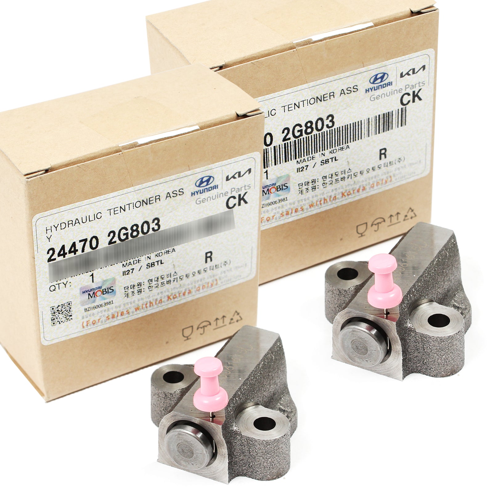 GENUINE Hydraulic Tensioners 2PCS for GENESIS HYUNDAI KIA 2.0L 2.4L 244702G803