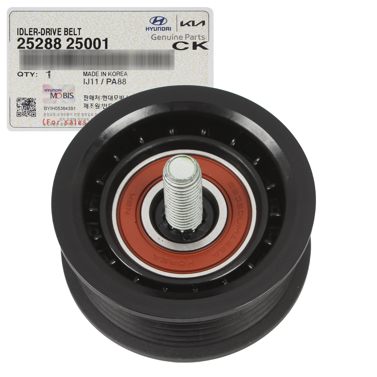 GENUINE Idler Pulley for 2010-2016 Hyundai Kia 2.0L 2.4L 2528825001
