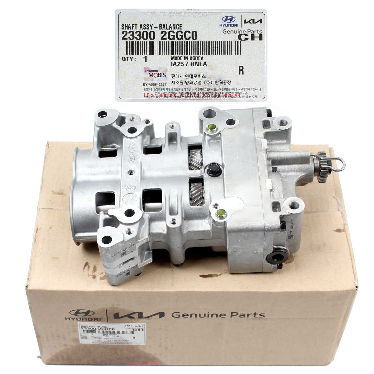 GENUINE Balance Shaft for 16-22 Santa Fe Sonata Veloster N Optima Sorento 2.4L 233002GGC0