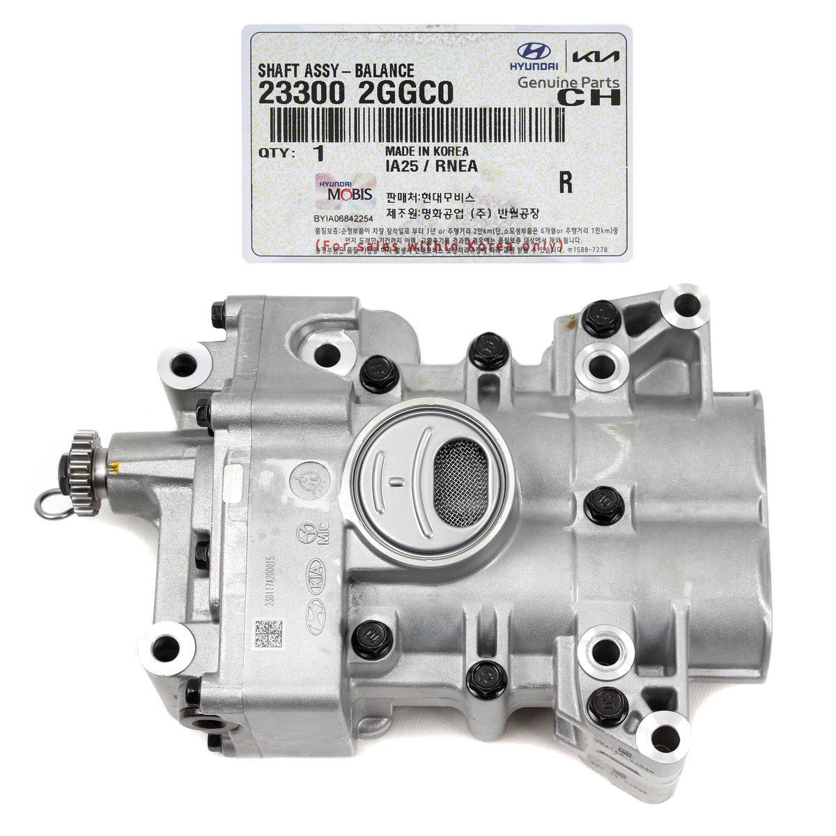 GENUINE Balance Shaft for 16-22 Santa Fe Sonata Veloster N Optima Sorento 2.4L 233002GGC0