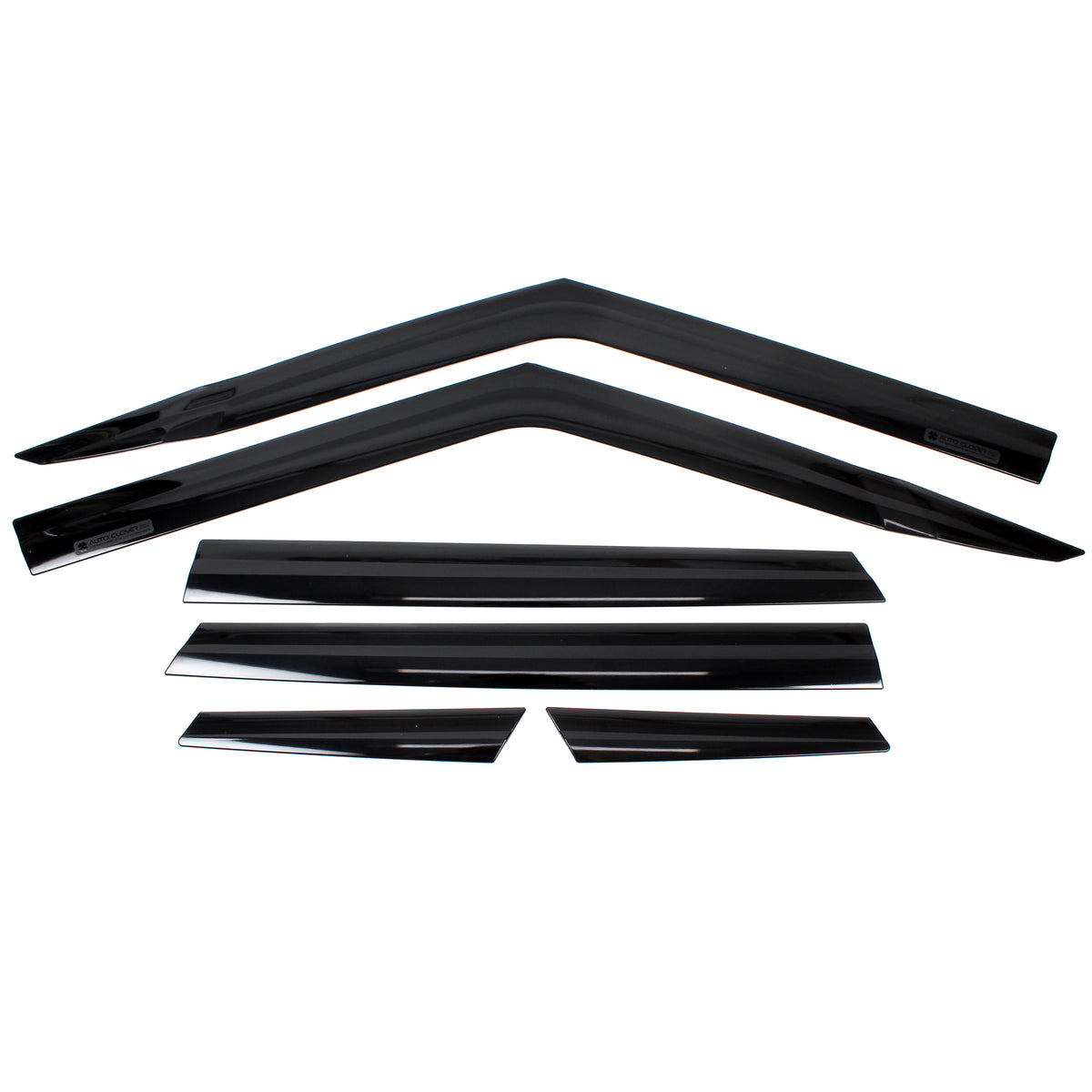 Smoked Window Sun Vent Visor Rain Guards 6pcs for 2020-2023 Kia Soul Booster EV