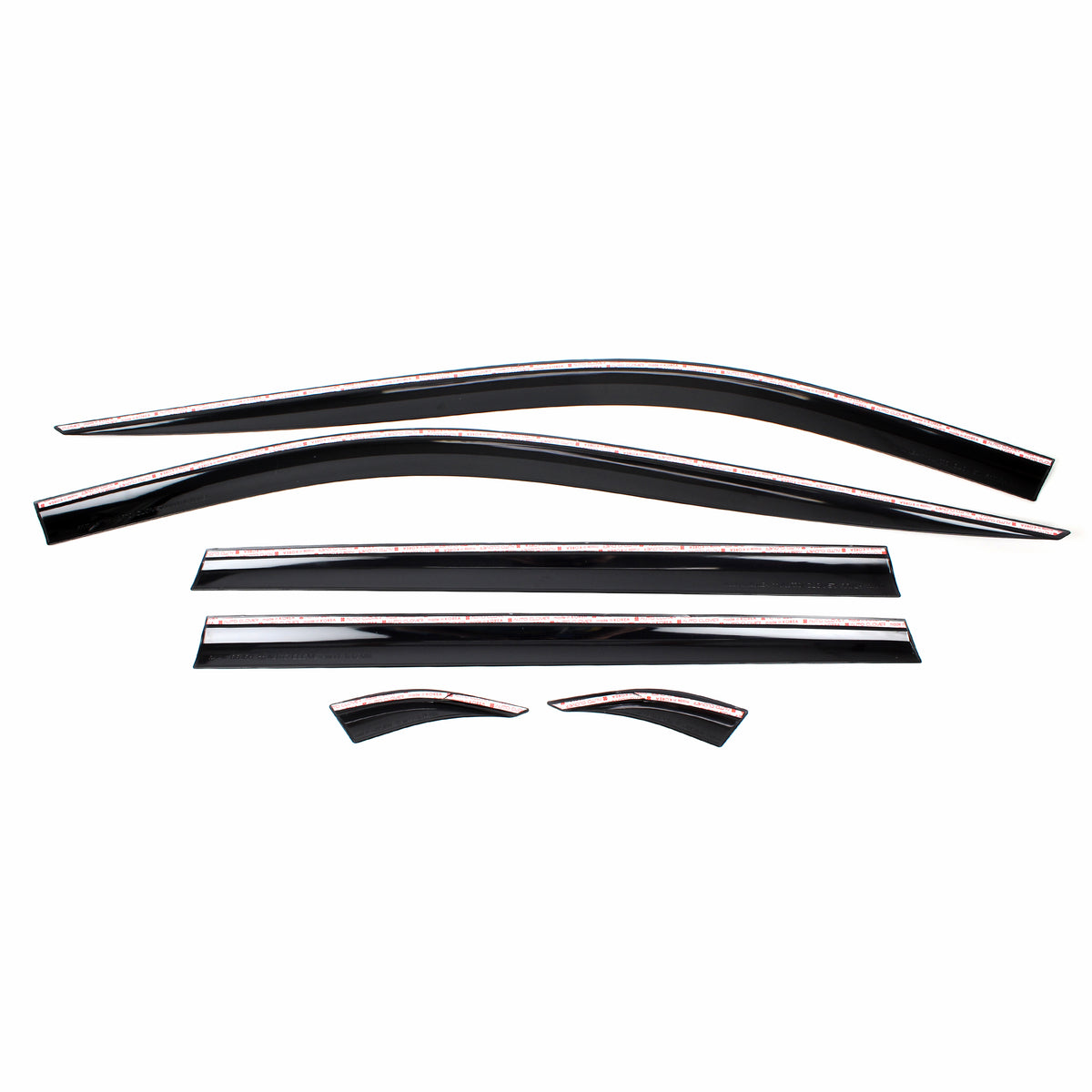 Smoked Window Sun Vent Visor Rain Guards 6pcs for 2019-2023 Toyota Rav4