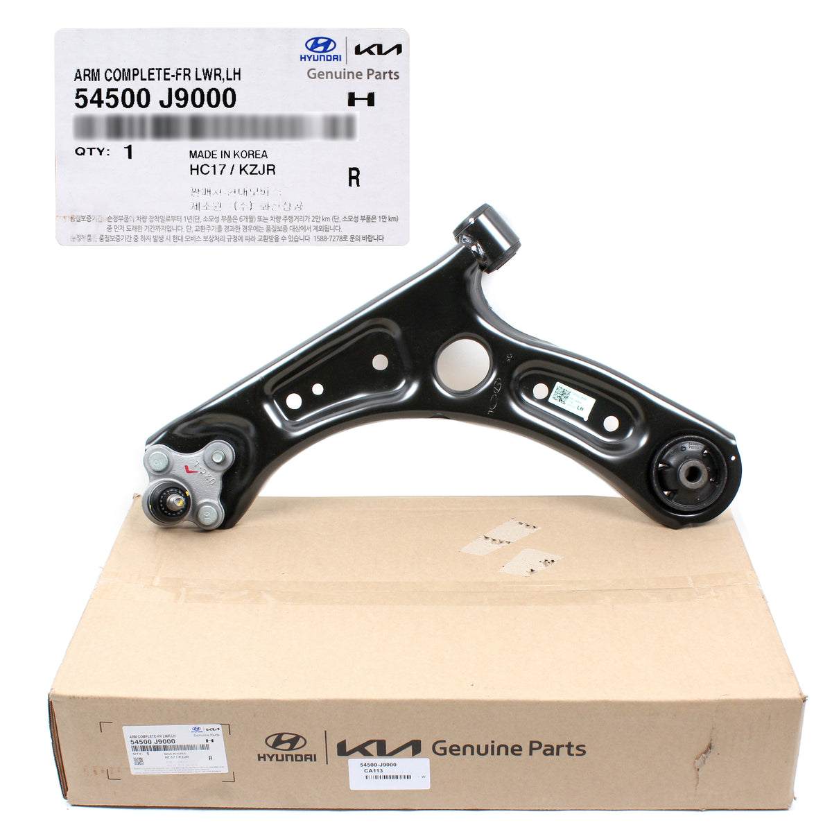 GENUINE Front Control Arms LEFT &amp; RIGHT for 2018-2023 Hyundai Kona 54501J9000