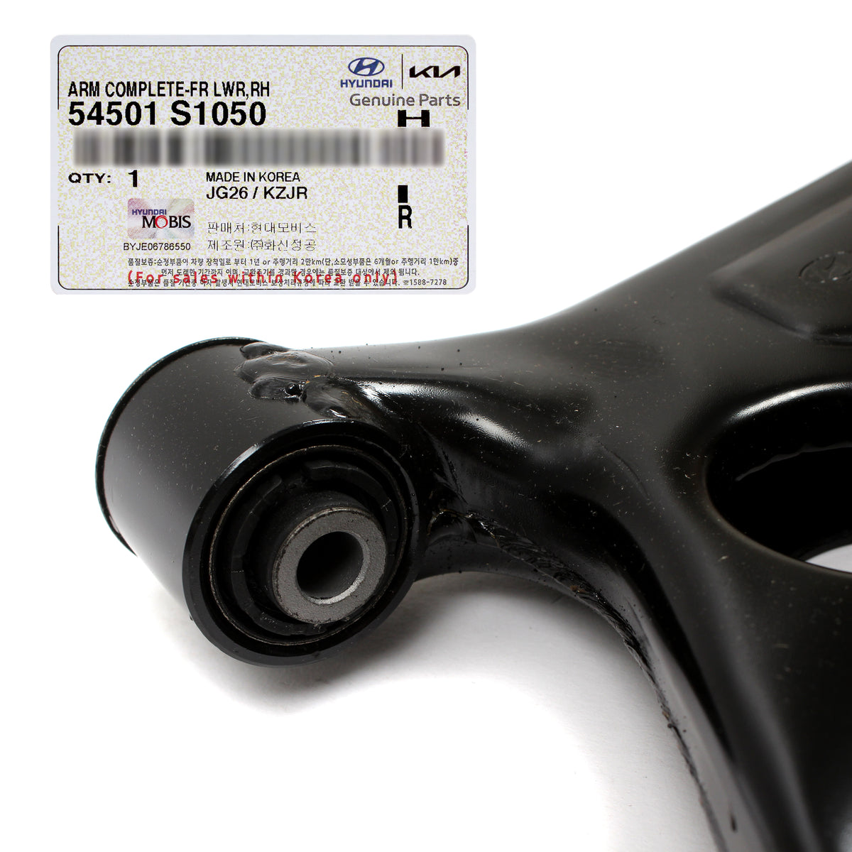 GENUINE Front Control Arms LEFT &amp; RIGHT for 19-20 Hyundai Santa Fe 54501S1050