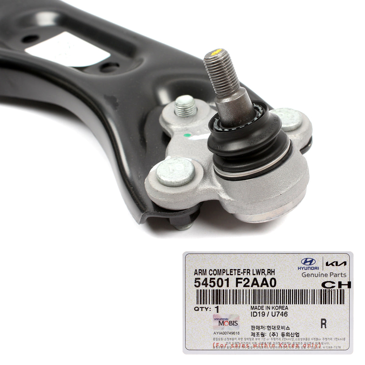 GENUINE Control Arms FRONT LEFT &amp; RIGHT for 2019-2023 Kia Forte 54501F2AA0