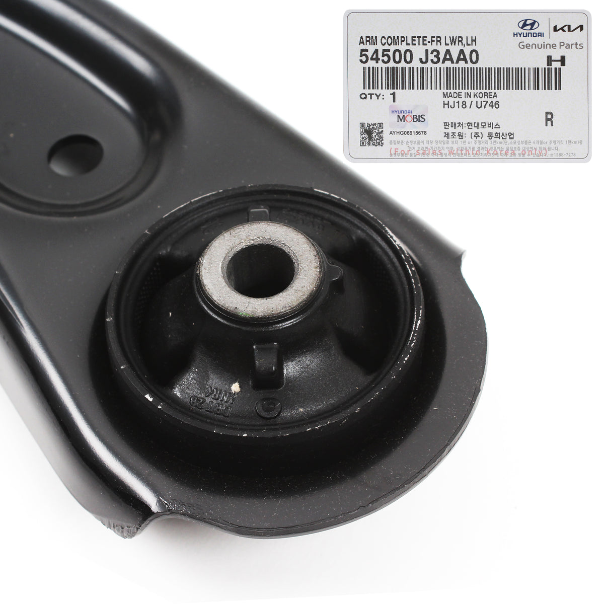 GENUINE 19-21 Hyundai Veloster for Front Lower Control Arm DRIVER 54500J3AA0