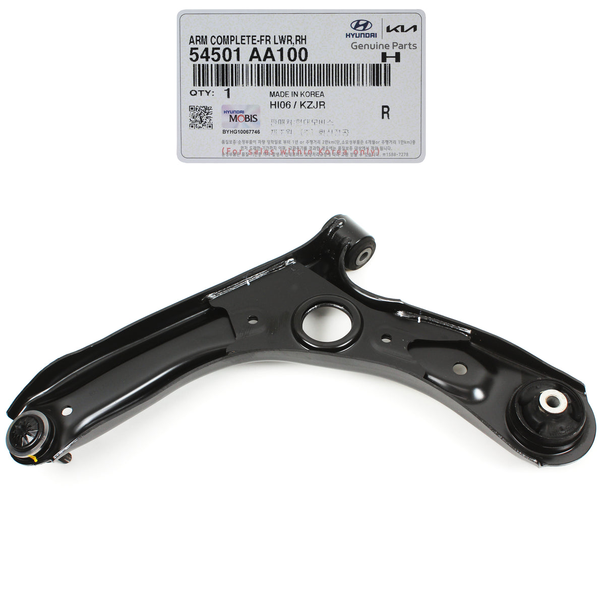 GENUINE OEM Kia Soul 2020-2022 for Front Lower Control Arm LEFT LH 54500-K0100