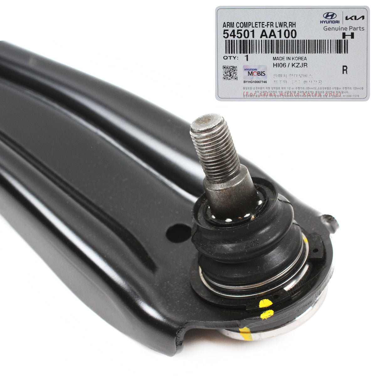 GENUINE OEM Kia Soul 2020-2022 for Front Lower Control Arm LEFT LH 54500-K0100