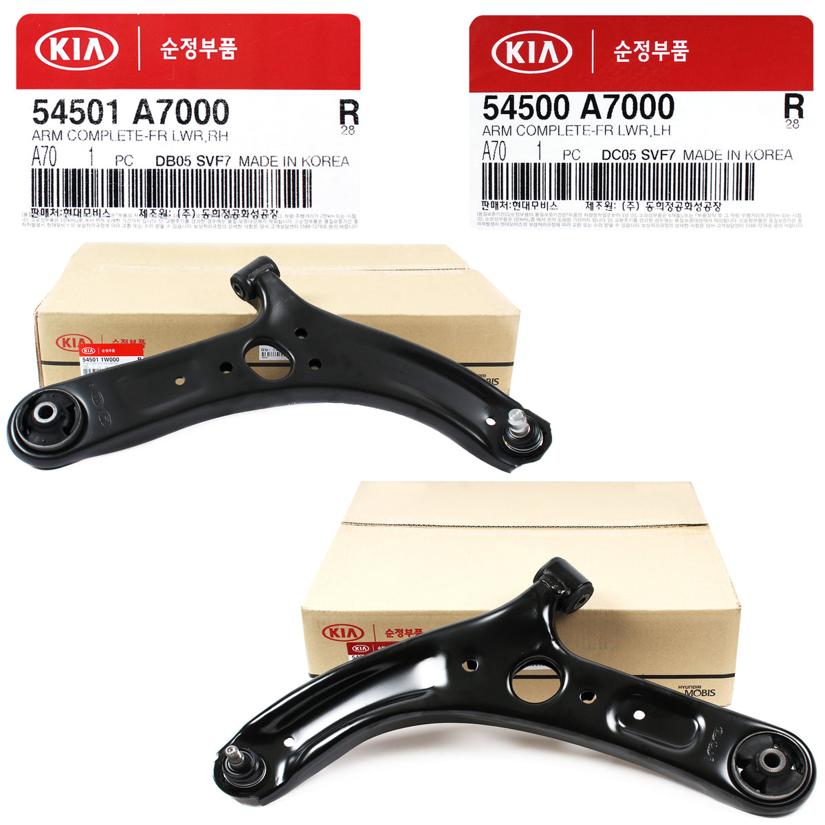 GENUINE Front Lower Control Arms LEFT &amp; RIGHT for 2014-2018 Kia Forte &amp; Koup