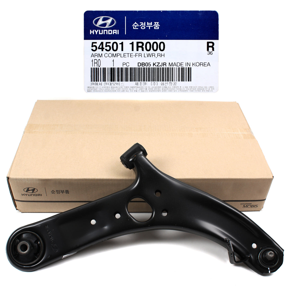 GENUINE Control Arm FRONT LOWER RIGHT RH for 12-17 Hyundai Accent 545011R000