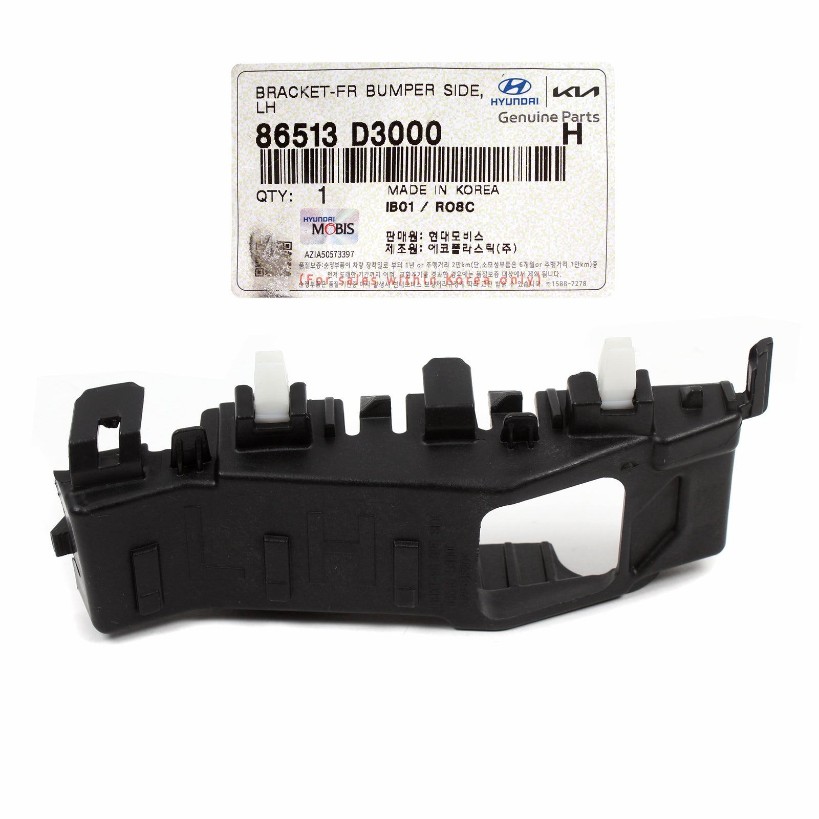 GENUINE Front Bumper Mount Bracket DRIVER for 16-21 Hyundai Tucson 86513D3000