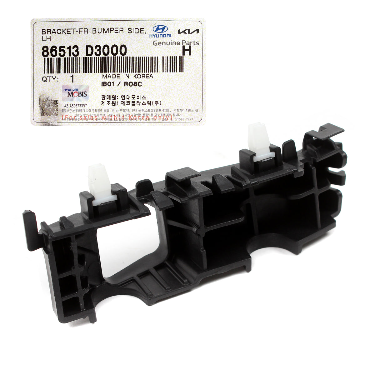 GENUINE Front Bumper Mount Bracket DRIVER for 16-21 Hyundai Tucson 86513D3000