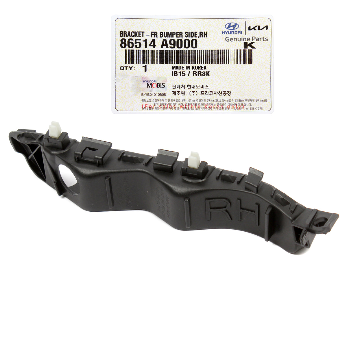 GENUINE Front Bumper Side Bracket RIGHT RH for 15-21 Kia Sedona 86514A9000