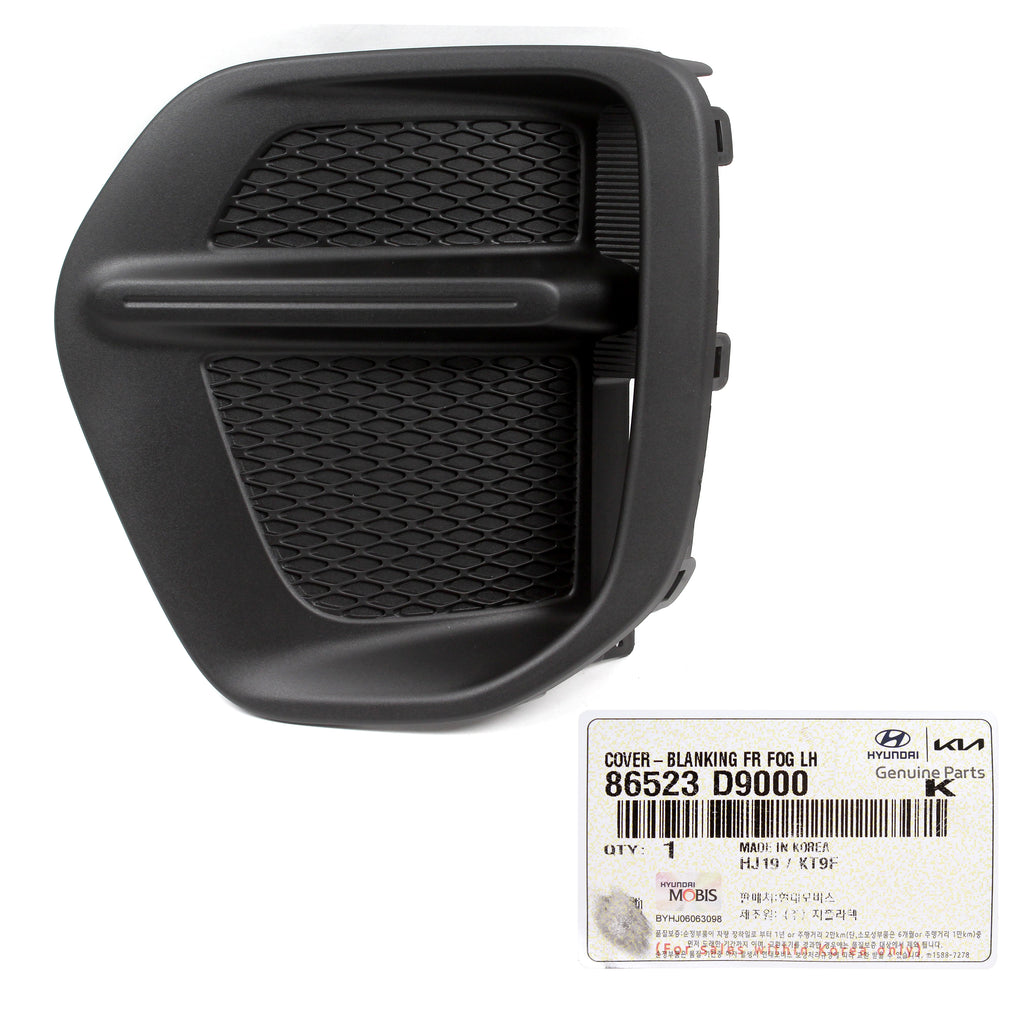 Evan-Fischer Front Left Fog Light Cover For Kia Sportage 2014-2016 – Textured Black, Direct Fit (865273W500)