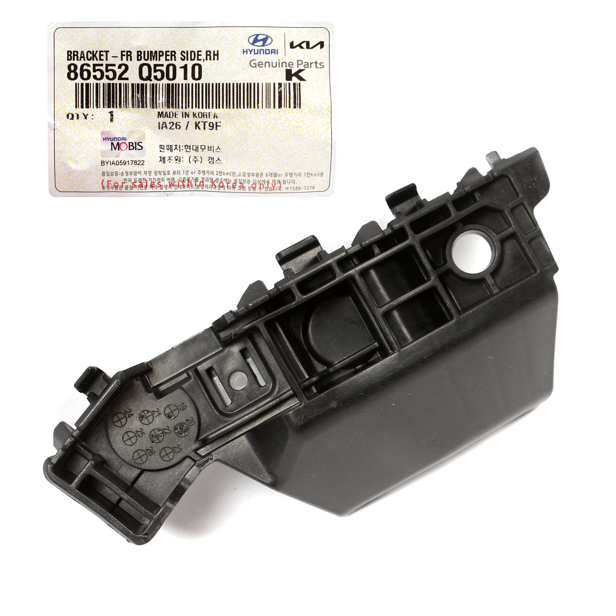 GENUINE Front Bumper Side Bracket RIGHT for 2020-2023 Kia Seltos 86552Q5010