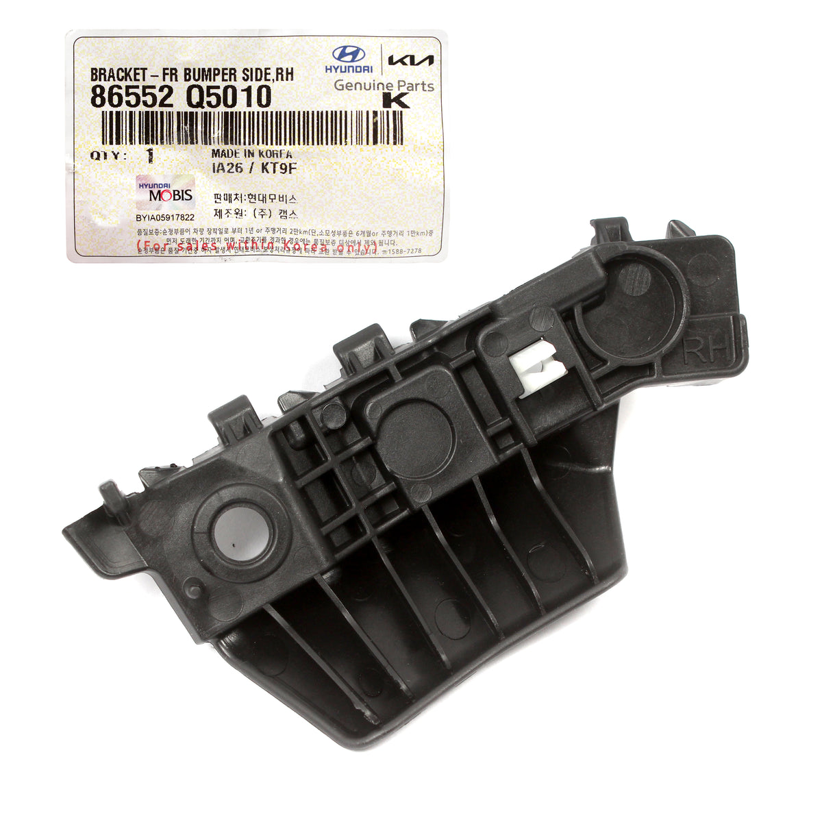 GENUINE Front Bumper Side Bracket RIGHT for 2020-2023 Kia Seltos 86552Q5010