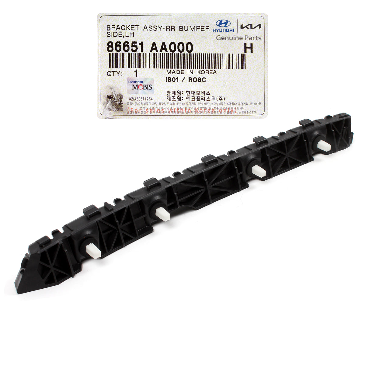 GENUINE Rear Bumper Side Bracket LEFT LH for 21-23 Hyundai Elantra 86651AA000