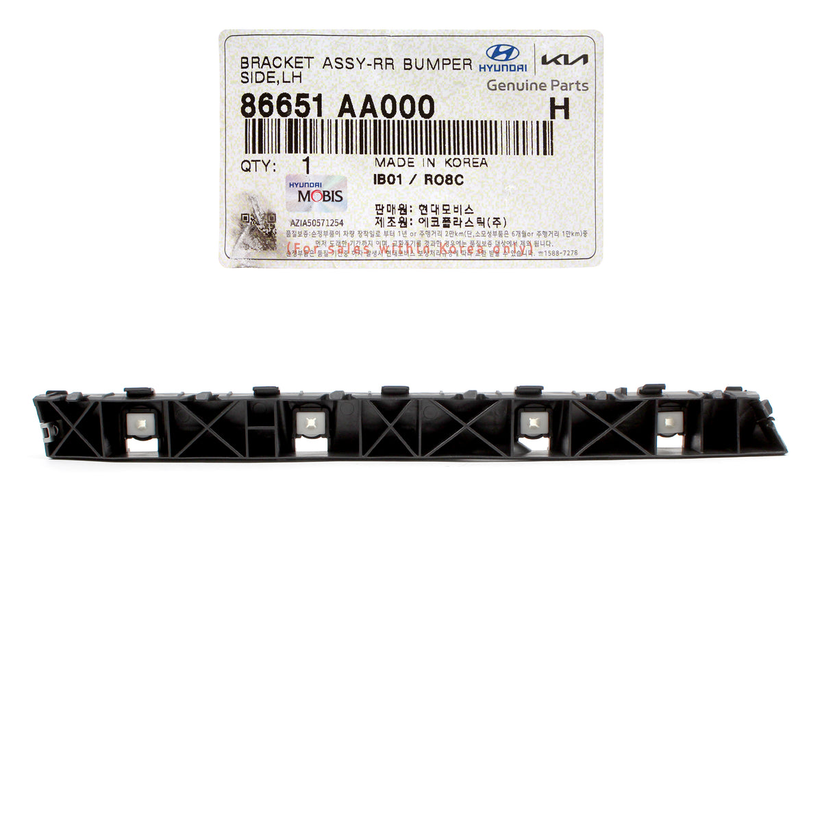 GENUINE Rear Bumper Side Bracket LEFT LH for 21-23 Hyundai Elantra 86651AA000