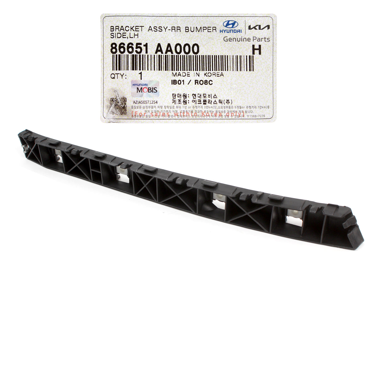 GENUINE Rear Bumper Side Bracket LEFT LH for 21-23 Hyundai Elantra 86651AA000