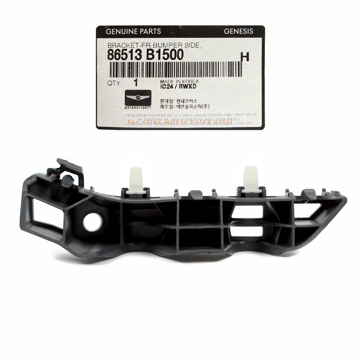 GENUINE Front Bumper Side Bracket LEFT DRIVER for 17-20 GENESIS G80 86513B1500