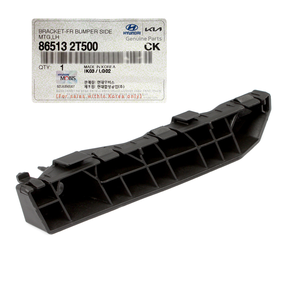 GENUINE Front Bumper Side Brackets LH &amp; RH for 2014-16 Kia Optima 865142T500