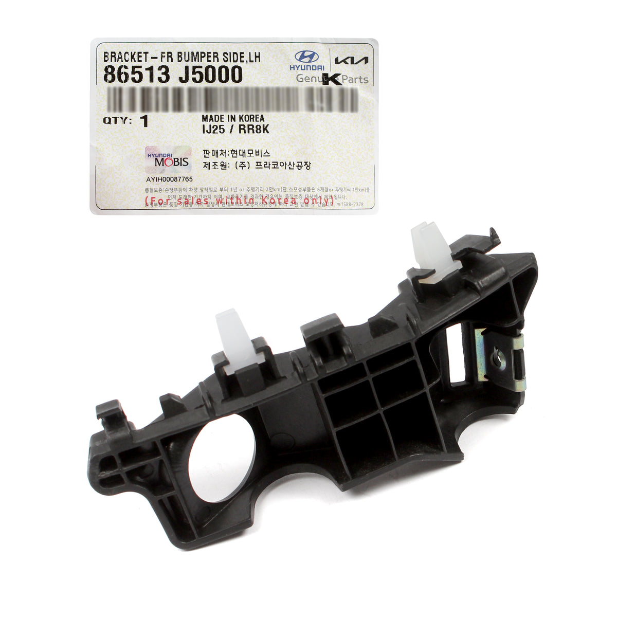 GENUINE Front Bumper Side Brackets LH RH for 2018-2023 Kia Stinger 86514J5000