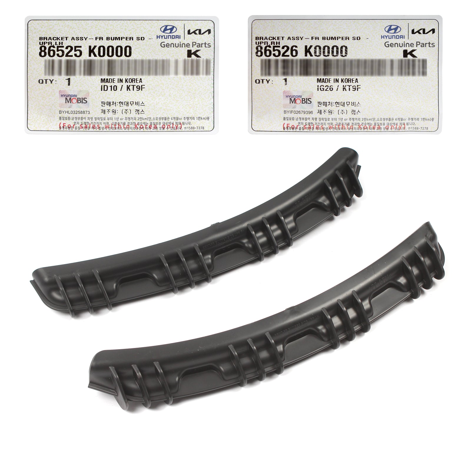 GENUINE Front Bumper Inner Brackets LH & RH for 2020-2022 Kia Soul 86526K0000