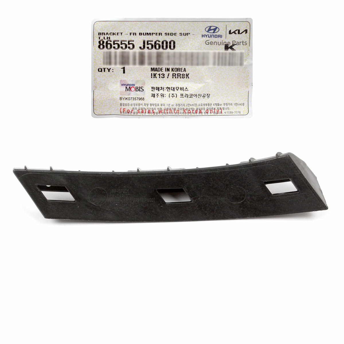 GENUINE Front Bumper Side Bracket LEFT LH for 2018-2023 Kia Stinger 86555J5600