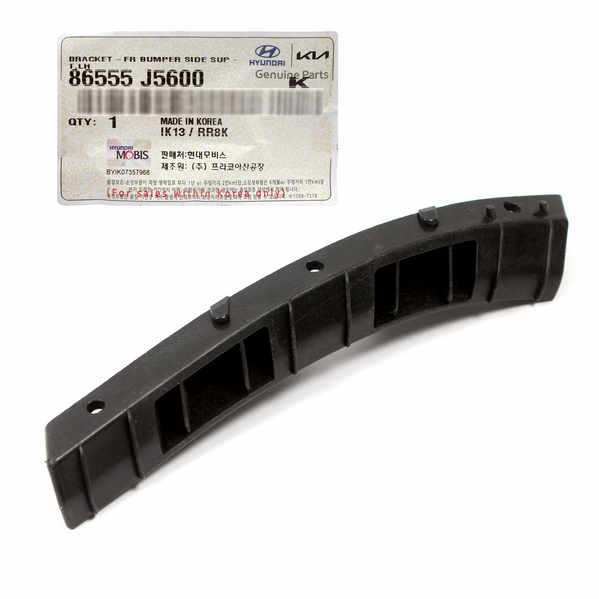 GENUINE Front Bumper Side Bracket LEFT LH for 2018-2023 Kia Stinger 86555J5600