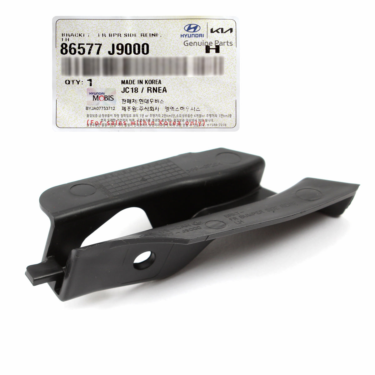 GENUINE Front Bumper Side Bracket LEFT for 2018-2021 Hyundai Kona 86577J9000