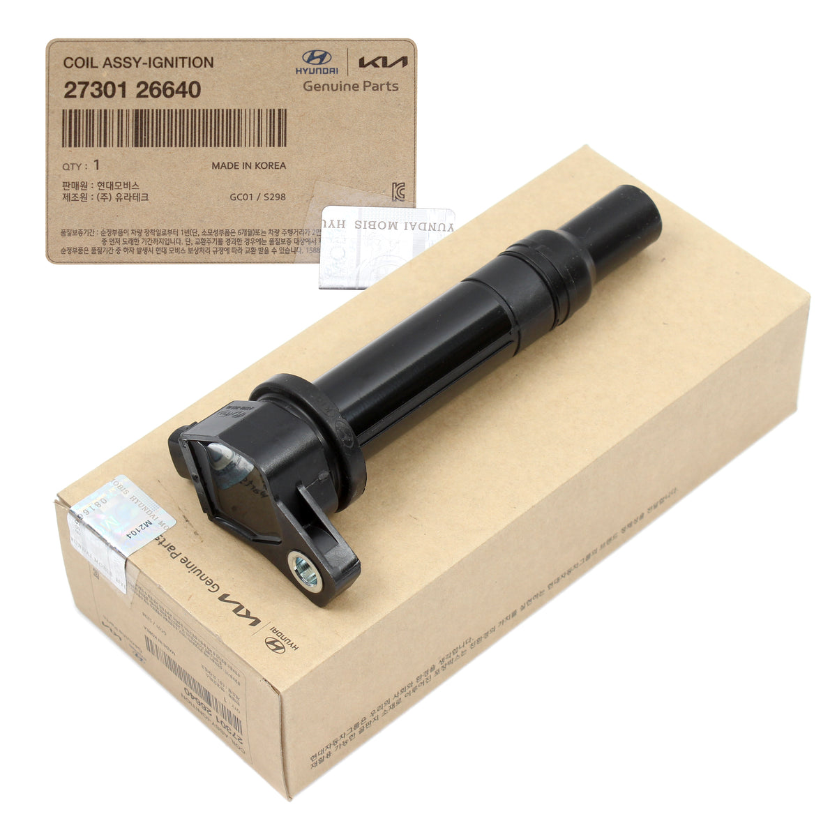 GENUINE Ignition Coil for 06-11 Hyundai Accent Kia Rio 1.6L OEM 2730126640