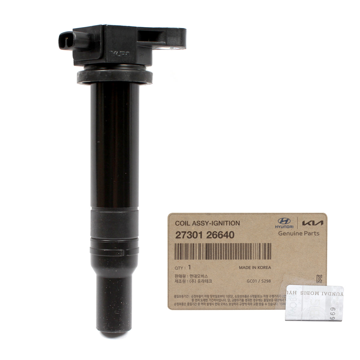 GENUINE Ignition Coil for 06-11 Hyundai Accent Kia Rio 1.6L OEM 2730126640