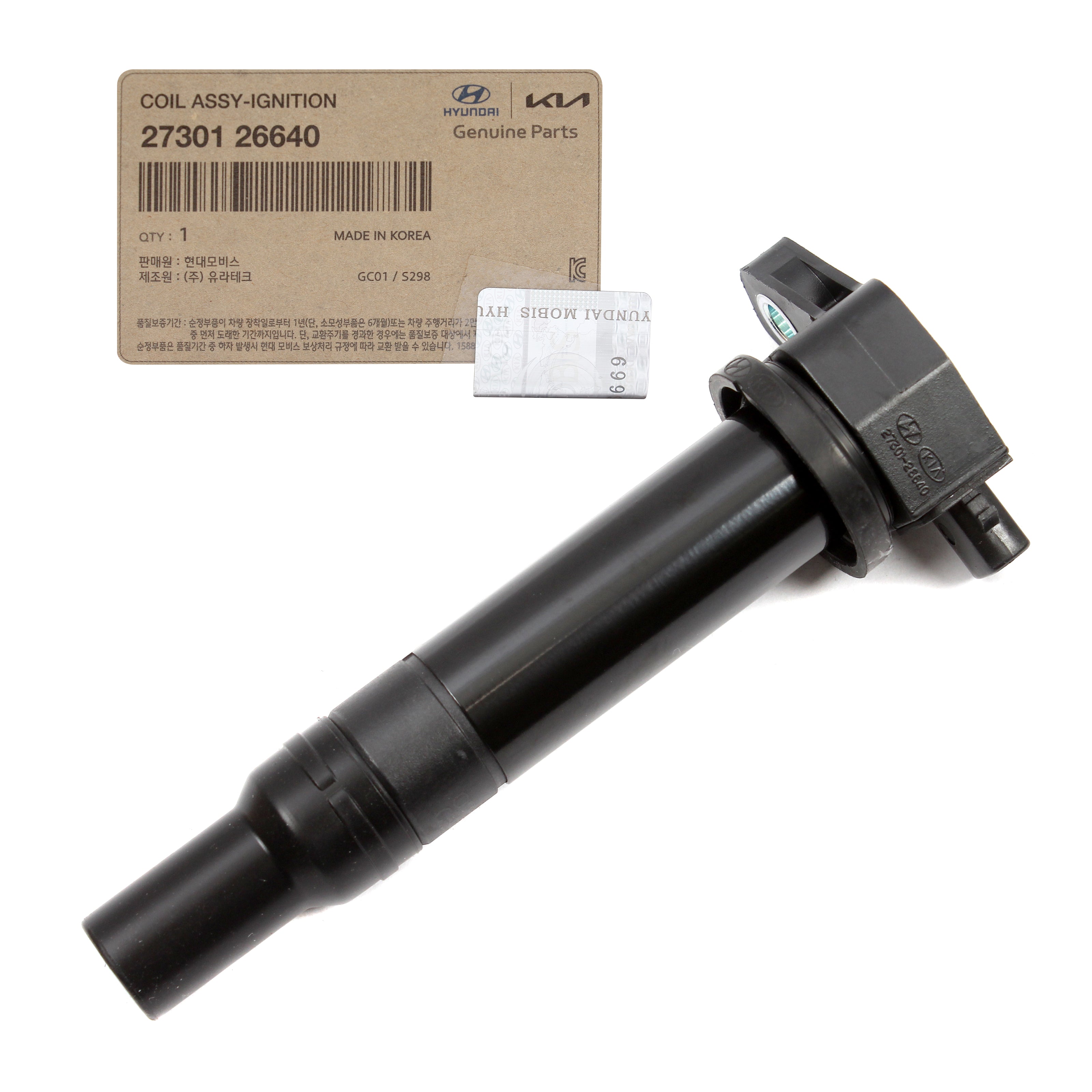 New Ignition Coil For Hyundai Accent & Kia Rio - Replaces UF499, C1543, 27301-26640