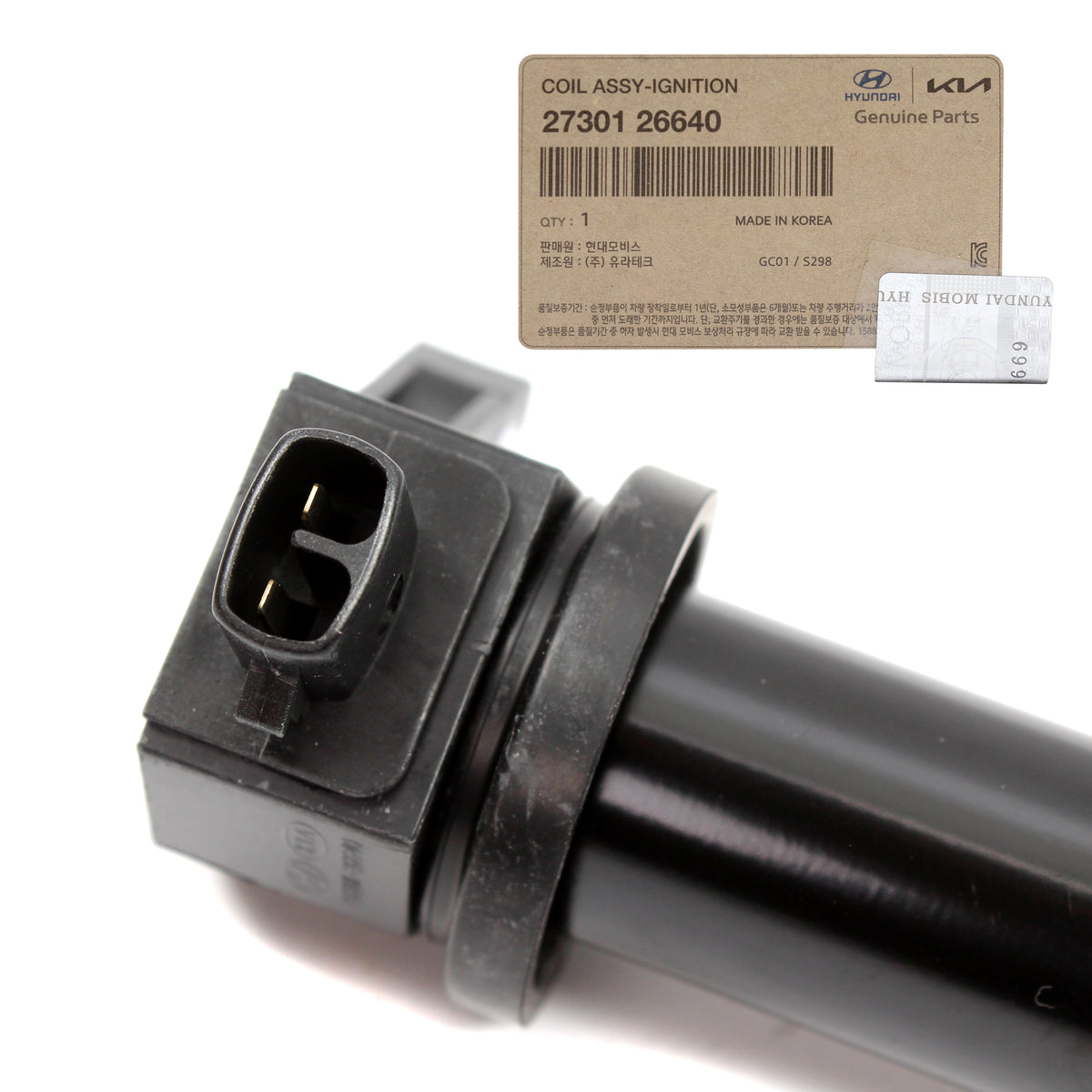 GENUINE Ignition Coil 4PCS for 06-11 Hyundai Accent Rio 1.6L OEM 2730126640