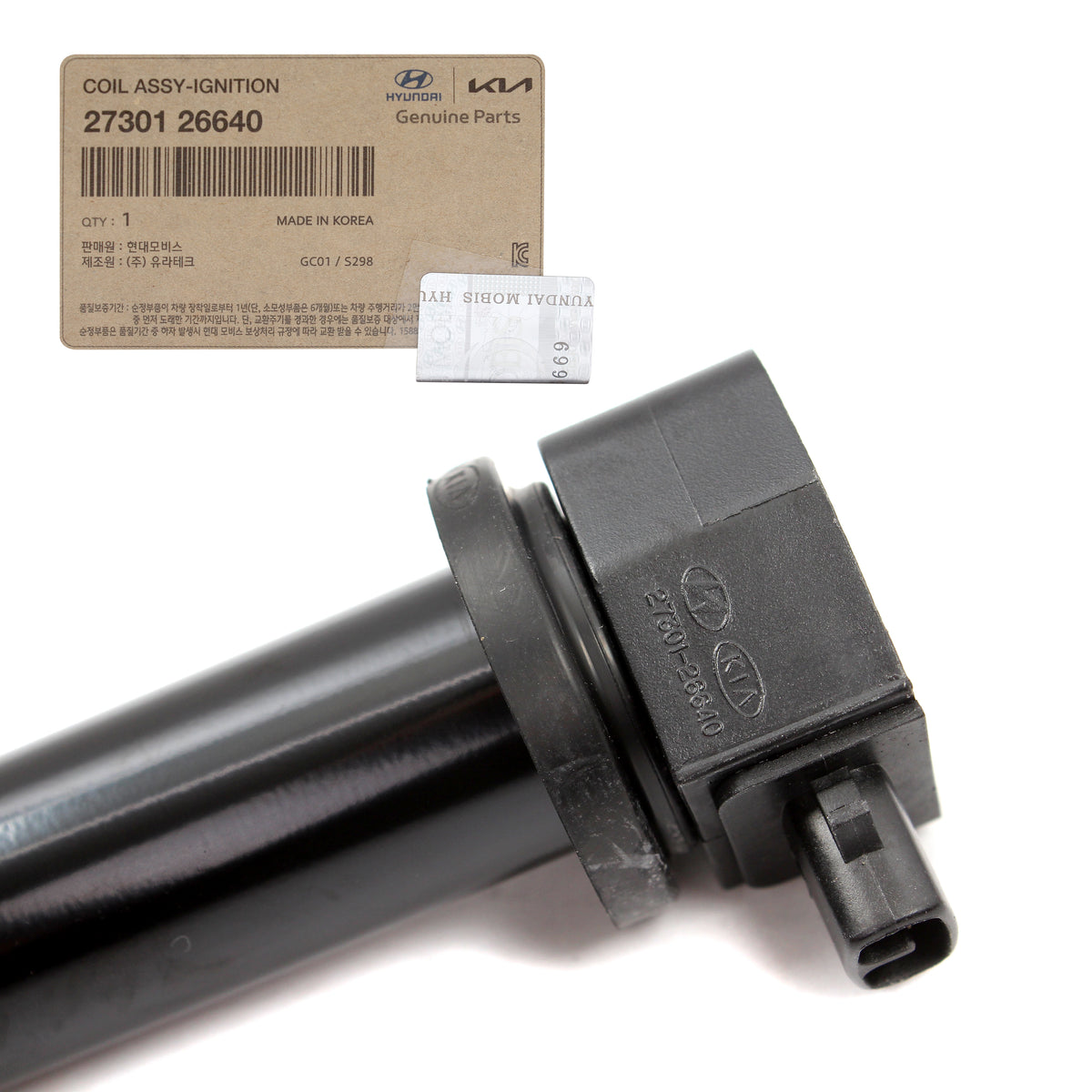 GENUINE Ignition Coil 4PCS for 06-11 Hyundai Accent Rio 1.6L OEM 2730126640