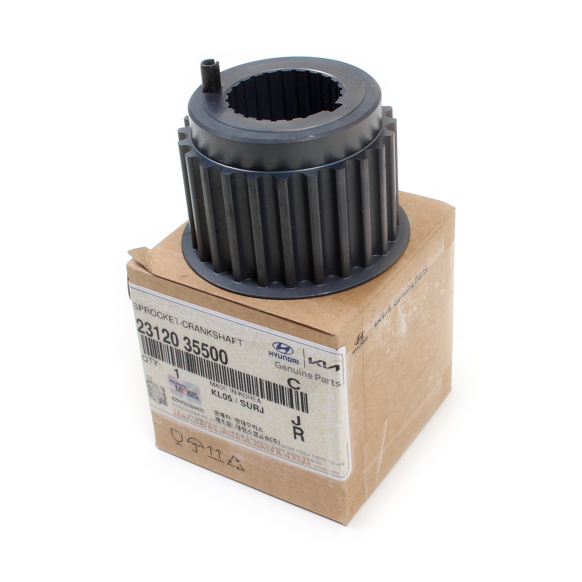 Genuine Crankshaft Gear for 99-09 Hyundai 01-10 Kia 2.5L 2.7L OE# 23120-35500