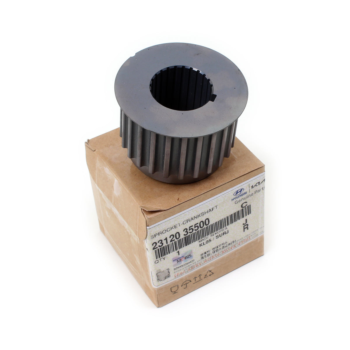Genuine Crankshaft Gear for 99-09 Hyundai 01-10 Kia 2.5L 2.7L OE# 23120-35500