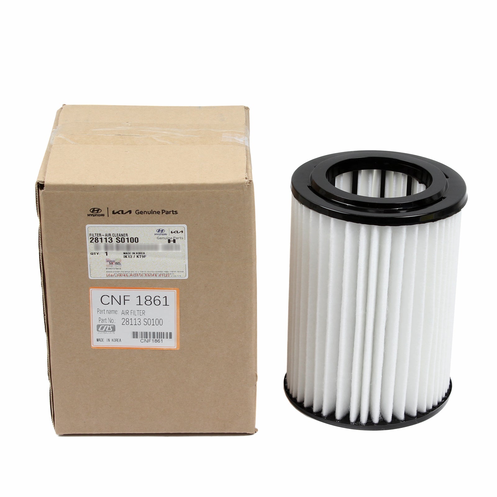 GENUINE 2019-2023 Hyundai Kona N Veloster N for Air Cleaner Filter 28113S0100