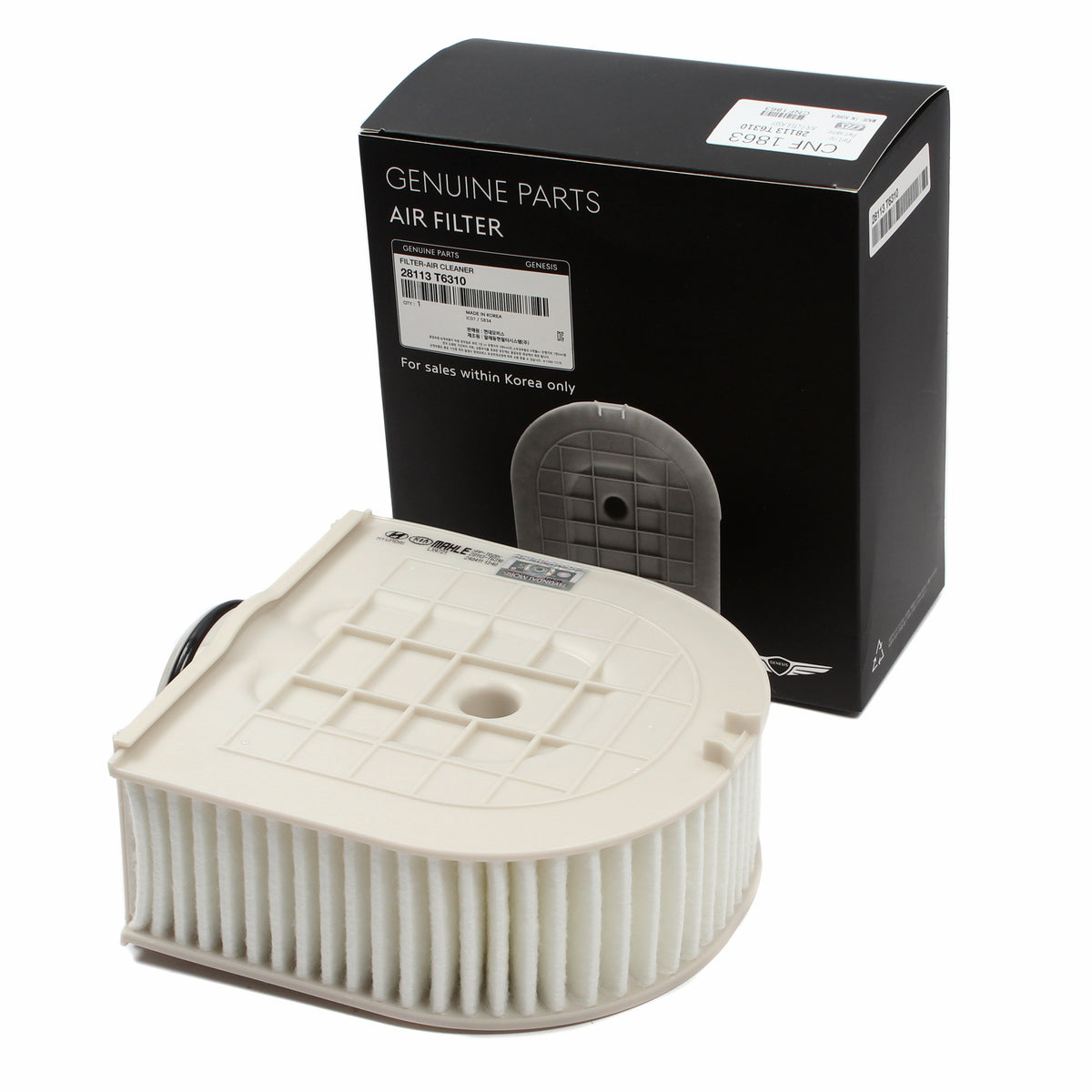 GENUINE OEM Air Filter for 2021 2022 2023 2024 Genesis GV80 3.5L 28113T6310