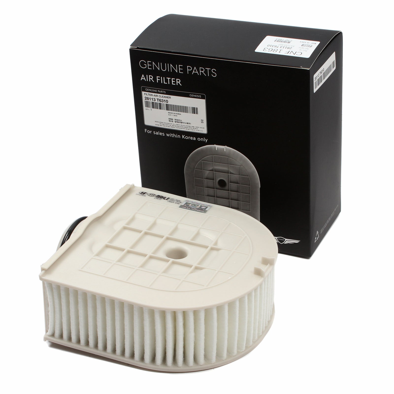 GENUINE OEM Air Filter for 2021 2022 2023 2024 Genesis GV80 3.5L 28113T6310