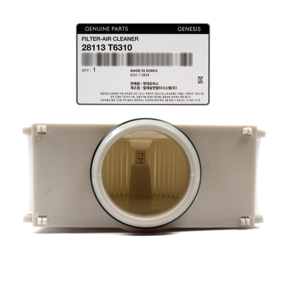 GENUINE OEM Air Filter for 2021 2022 2023 2024 Genesis GV80 3.5L 28113T6310