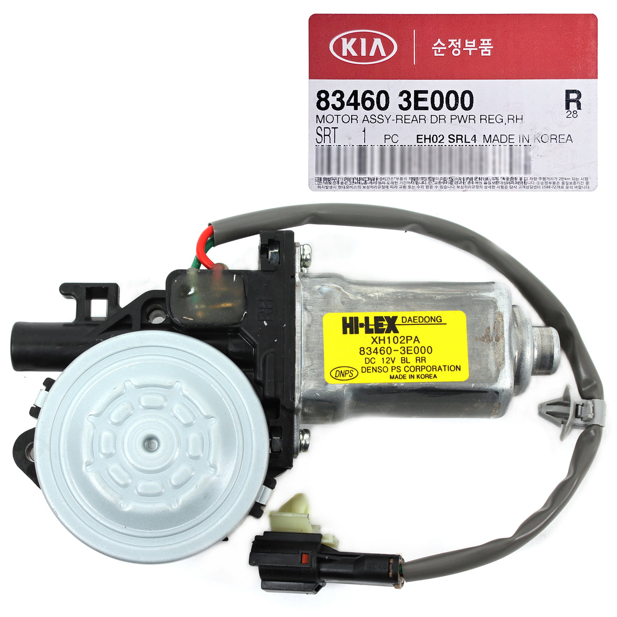 GENUINE Power Window Motor RIGHT PASSENGER for 03-09 Kia Sorento OEM 834603E000