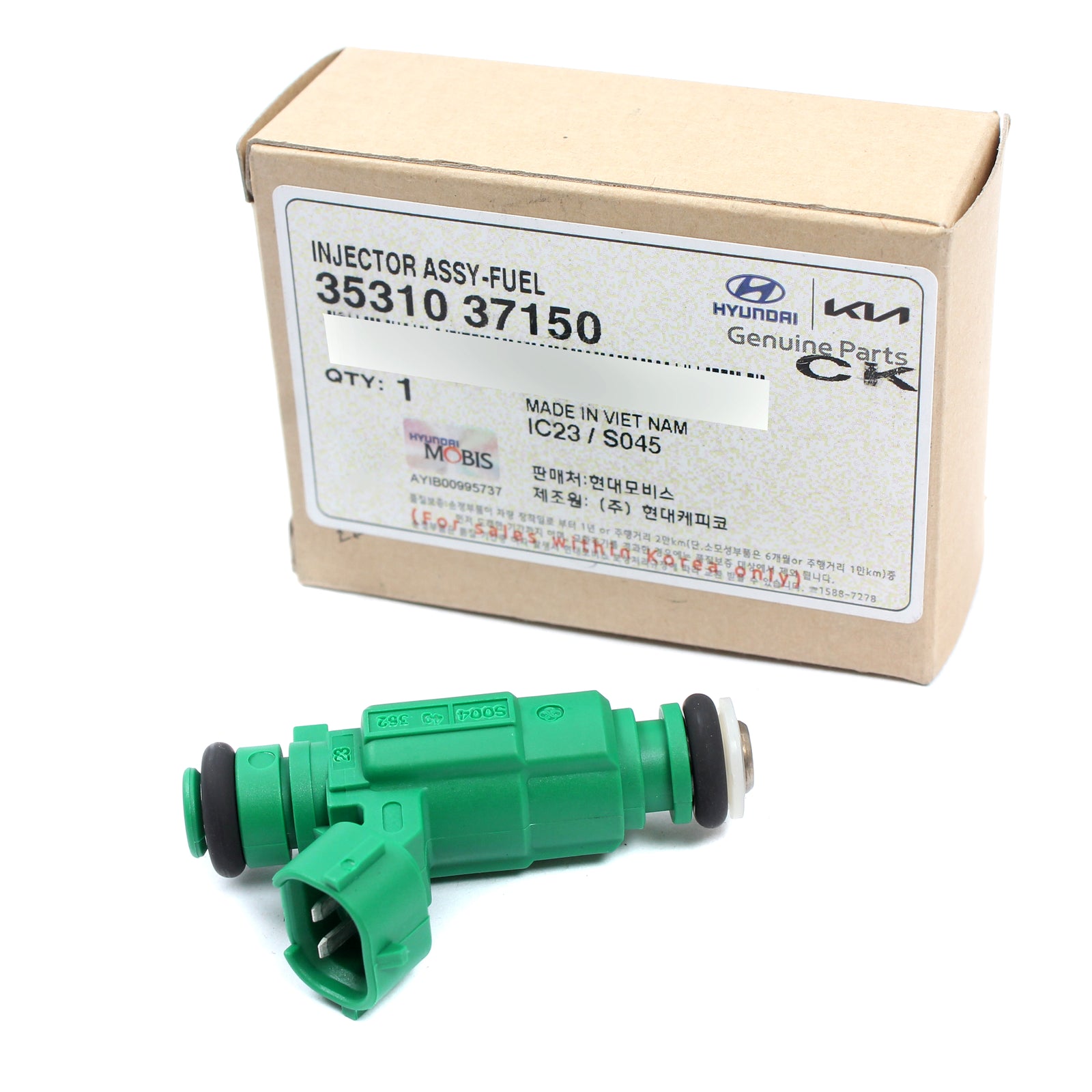 GENUINE Fuel Injector for 1999-11 Hyundai Kia 1.6L 2.5L 2.7L OEM 3531037150