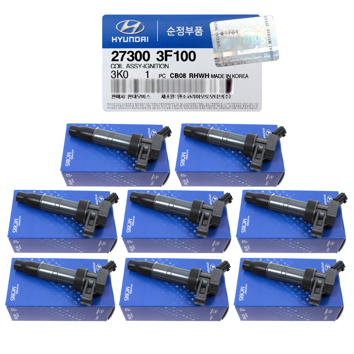 OEM Ignition Coil 8 pcs for Hyundai EQUUS GENESIS KIA Borrego 4.6L 273003F100