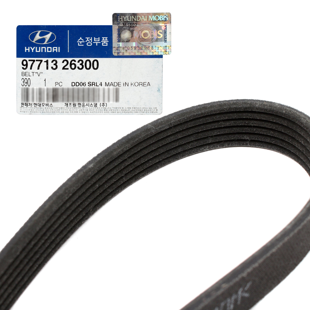 GENUINE V-Belts &amp; Pulley Kit for 2003-2006 Santa Fe 3.5L 2004-2006 Amanti